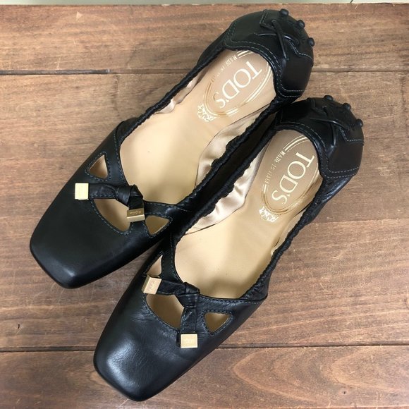 TOD'S BALLERINA SHOES NEW SIZE 35 - Picture 1 of 7